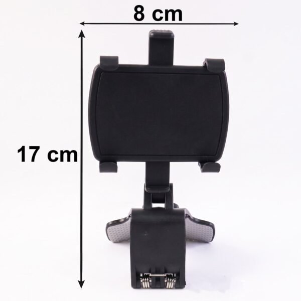 Car Phone Holder – 360° Rotatable Dashboard Clip Mount