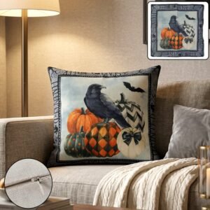 Decorative Cushion Cover – Stylish Zipper Closure for Home Decor