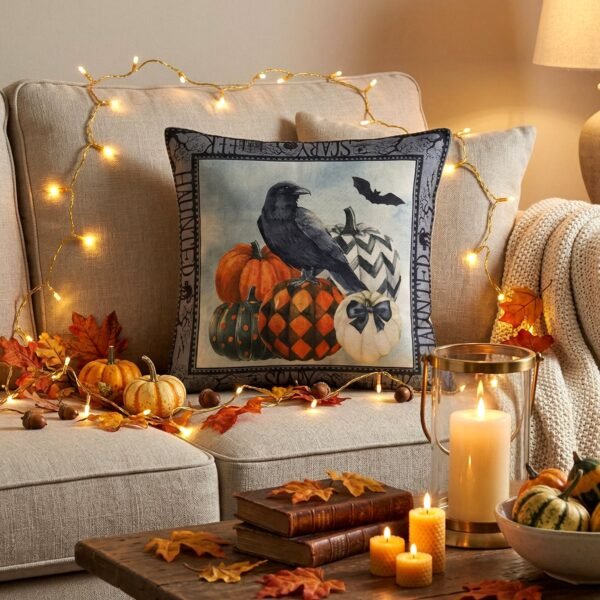 Decorative Cushion Cover – Stylish Zipper Closure for Home Decor
