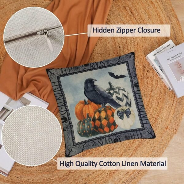 Decorative Cushion Cover – Stylish Zipper Closure for Home Decor