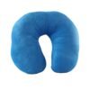 Pillow06.jpg U Shaped Soft Neck Pillow Blue Travel Pillow Head Neck Support (1 Pc)