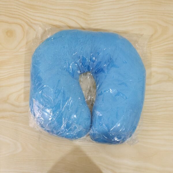 Pillow07.jpg U Shaped Soft Neck Pillow Blue Travel Pillow Head Neck Support (1 Pc)