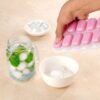 PinkIceCubeTrays-05 Plastic Ice Cube Tray – Durable with Lid for Easy Freezing
