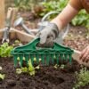 Garden Seeding Punch Tool, Hand Soil Loosener and Seed Planter (1 Pc)