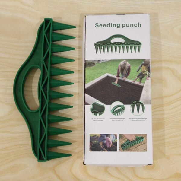 Garden Seeding Punch Tool, Hand Soil Loosener and Seed Planter (1 Pc)
