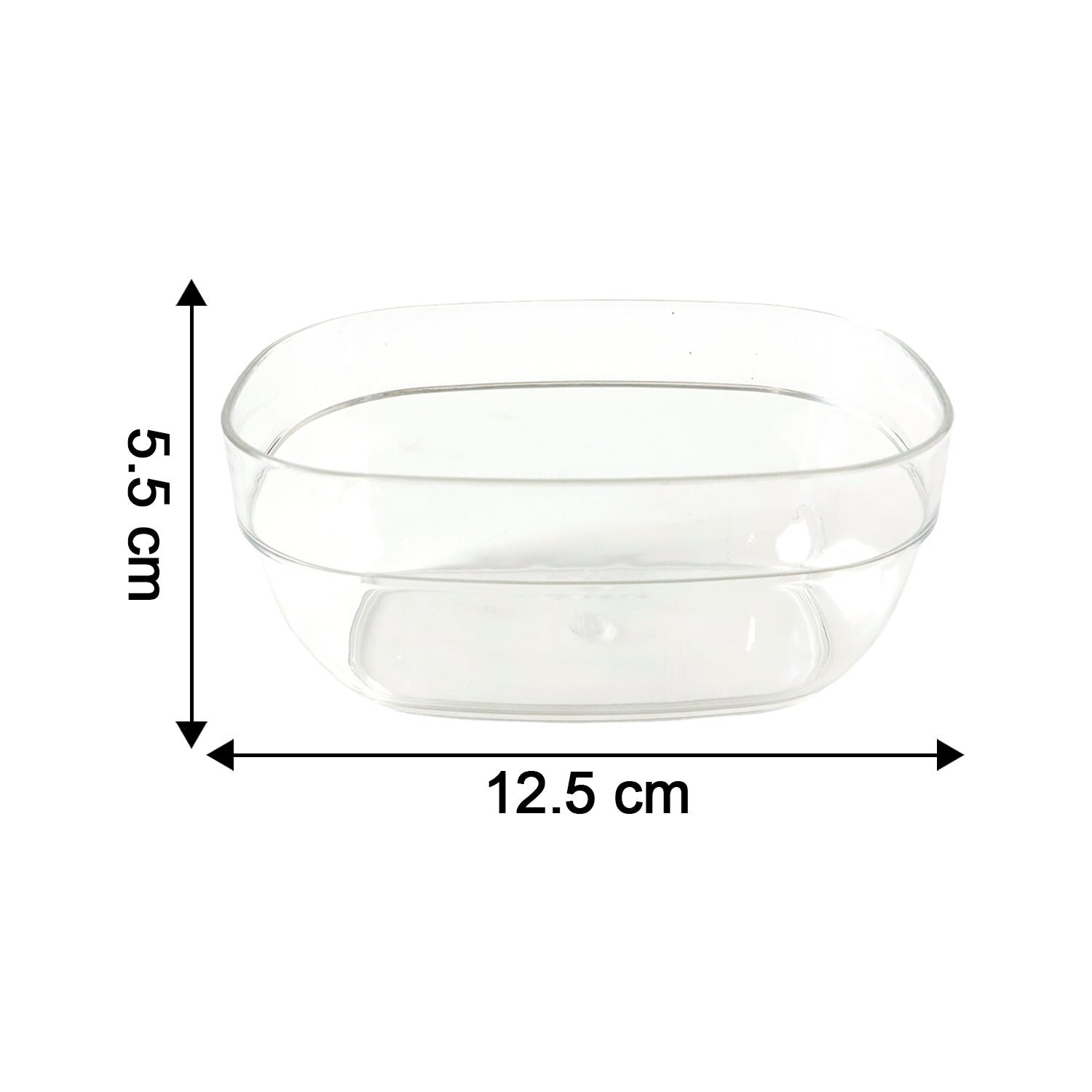 Clear Oval Serving Bowls Set – 6-Piece Multipurpose Kitchen Essential