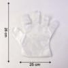 Disposable Clear Gloves – Pack of 50 for Food & Cleaning