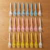 Plastic Fork 24 Pc Set Reusable Multicolour Dinner Forks Unbreakable (24 Pc Set)