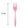 Plastic Fork 24 Pc Set Reusable Multicolour Dinner Forks Unbreakable (24 Pc Set)