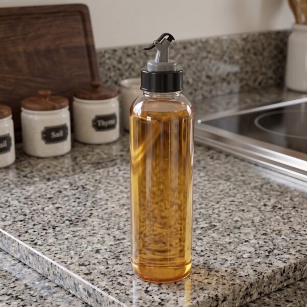 Oil Dispenser Bottle with Flip Top Spout – 900ml, Leakproof & Easy to Use
