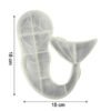 Mermaid Shape Storage Box Plastic Jewellery Organizer Multi Compartment (1 Pc)