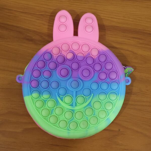 Cute Caterpillar Shape Pop It Pencil Pouch – Colorful & Stress-Relief