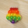 Rainbow Push Bubble Pop It Diary Fidget Notebook for Kids Silicone (1 Pc)