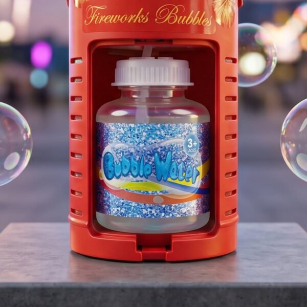 Bubble Machine Toy – Portable LED Bubble Blower for Kids