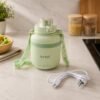 Portable Electric Kettle 600ml, Travel Water Boiler Bottle with Temperature Control (1 Pc)