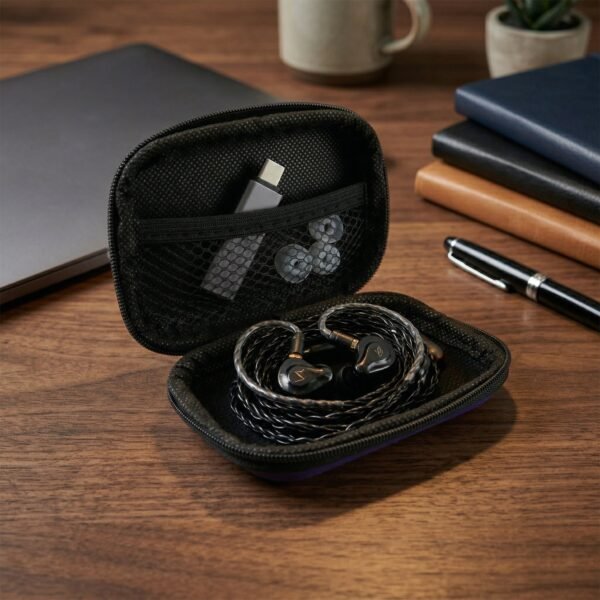 Portable Earphone Case – Compact Travel Organizer for Gadgets