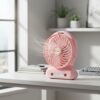 Portable USB Rechargeable Desk Fan – Compact Cooling with Speed Control