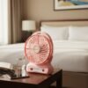 Portable USB Rechargeable Desk Fan – Compact Cooling with Speed Control