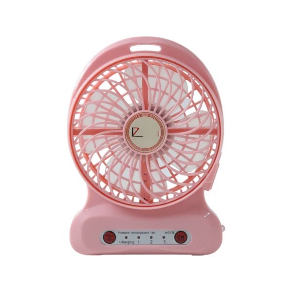 Portable USB Rechargeable Desk Fan – Compact Cooling with Speed Control