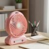 Portable USB Rechargeable Desk Fan – Compact Cooling with Speed Control