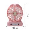 Portable USB Rechargeable Desk Fan – Compact Cooling with Speed Control