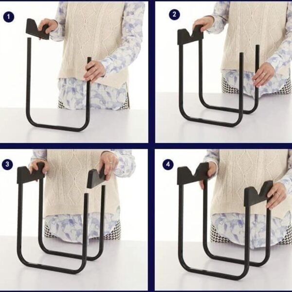 PortableRackBottledWaterHolder-05.jpg Metal Water Can Bottle Dispenser Stand Heavy Duty Holder for 20 Litre (1 Set)