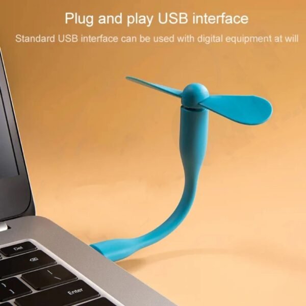 Portable USB Mini Fan – Compact & Adjustable for Personal Cooling