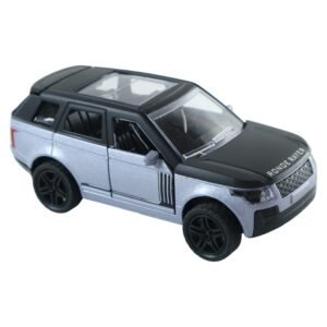 Light and Sound Metal Pull Back Car Toy, Die Cast SUV Model for Kids (1 Pc)