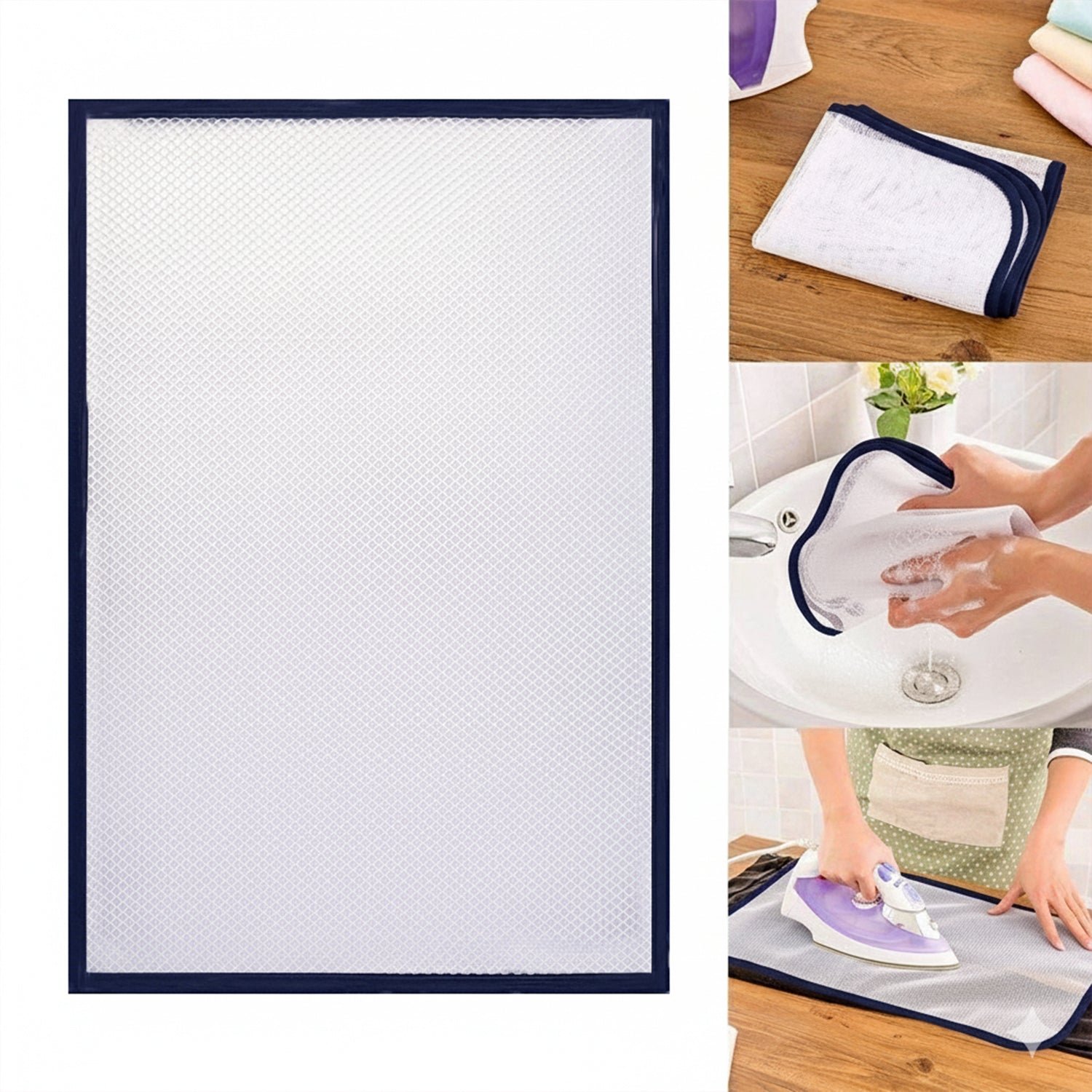Press-Net-06 Heat-Resistant Ironing Mesh Press Cloth – 65x40 cm Protective Net