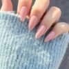 Artificial Nail Tips Set – Elegant French Manicure at Home