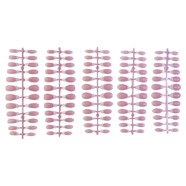 Artificial Nail Tips Set – Elegant French Manicure at Home
