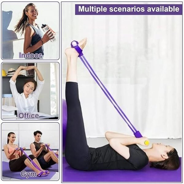 Pull Rope Resistance Exerciser – Full Body Workout & Portable