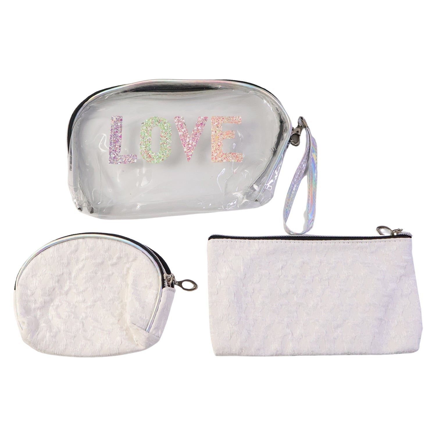 3-in-1 Makeup Bag Set – Compact & Stylish Travel Organizer