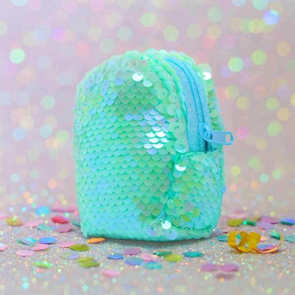 Sequin Pouch – Sparkly Zipper Pouch for Coins, Makeup & Essentials