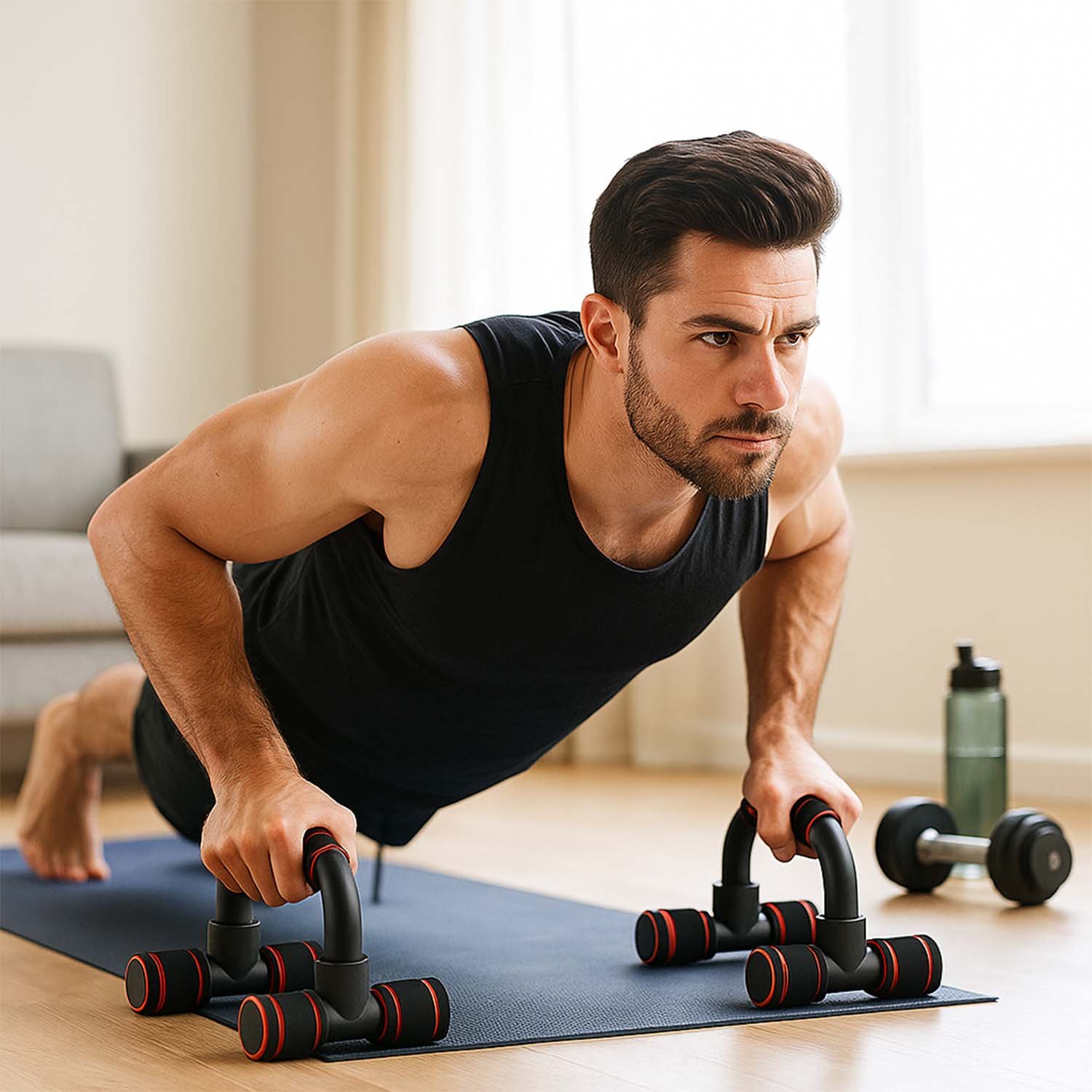 Push-Up Bars – Heavy-Duty for Home Workouts | Konex