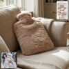 PVC Hot Water Bag – Soft Fur Cover for Pain Relief & Warmth