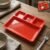 Multipurpose Compartment Serving Tray – 32×25 Cm Durable Sectioned Plate