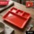 Multipurpose Compartment Serving Tray – 32×25 Cm Durable Sectioned Plate