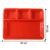 Multipurpose Compartment Serving Tray – 32×25 Cm Durable Sectioned Plate