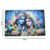 Radha Krishna Wall Frame – Vibrant Spiritual Artwork for Home