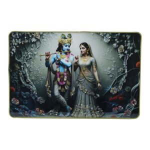 Radha Krishna Wall Frame – Elegant Spiritual Home Decor