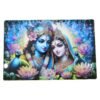 Radha Krishna Wall Frame – Vibrant Spiritual Artwork for Home