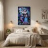 Radha Krishna Wall Frame – Large Artistic Decor for Devotees