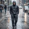 Waterproof EVA Rain Coat Set – Hooded Jacket & Pant for Monsoon