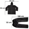 Waterproof EVA Rain Coat Set – Hooded Jacket & Pant for Monsoon