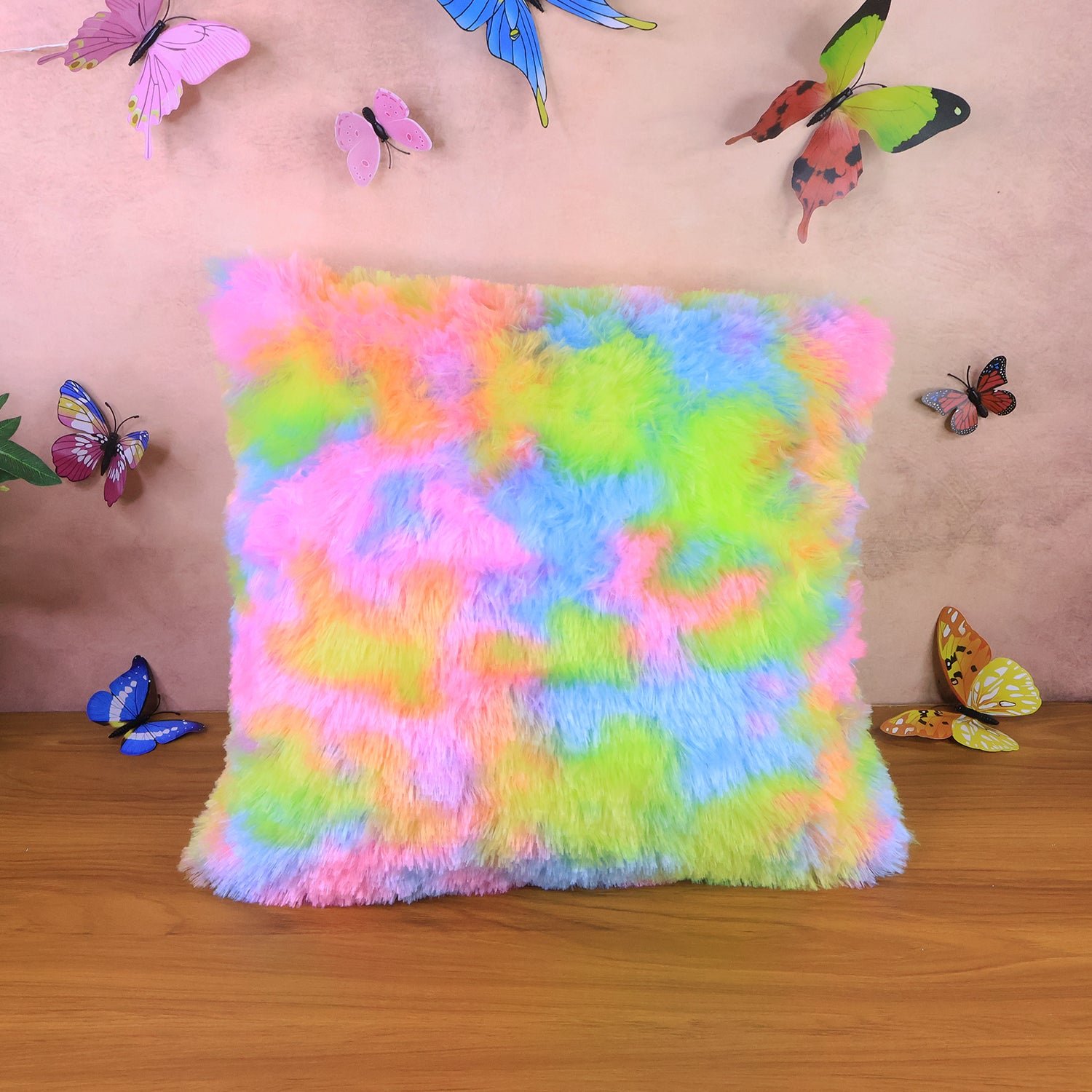 Rainbow Cushion Pillow – Soft Plush Decorative Throw Pillow