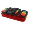 Rainbow Luggage Strap – Secure & Identify Your Bags with Lock