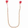 Sandalwood Mala with Rudraksha Beads, Chandan Japa Mala for Puja and Wear (1 Pc)