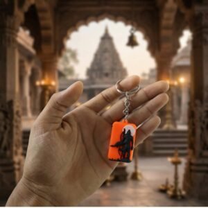 Religious Lord Ram Keychain – Spiritual Accessory for Keys and Bags