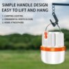 Rechargeablelight-02 Solar Rechargeable LED Emergency Light Portable Camping Lantern Lam...